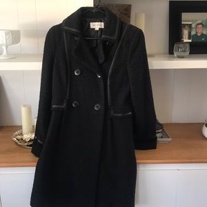 Black tweed coat